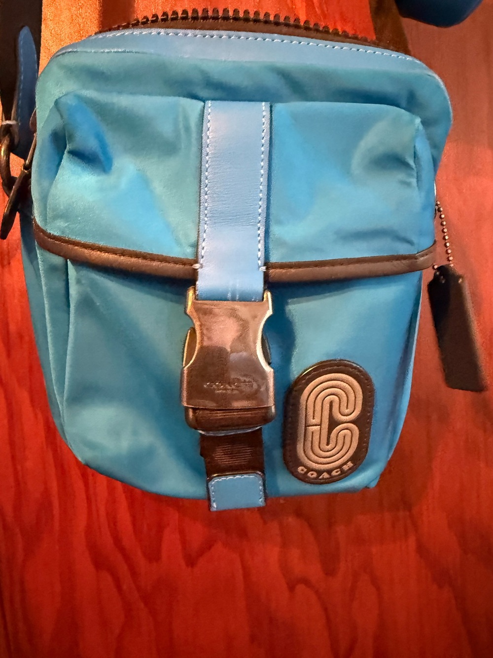 Coach Small Teal Crossbody Bag